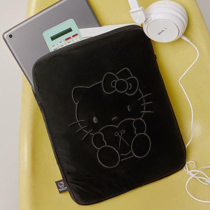 Haze Tablet Pouch 11 inch Hello Kitty Black