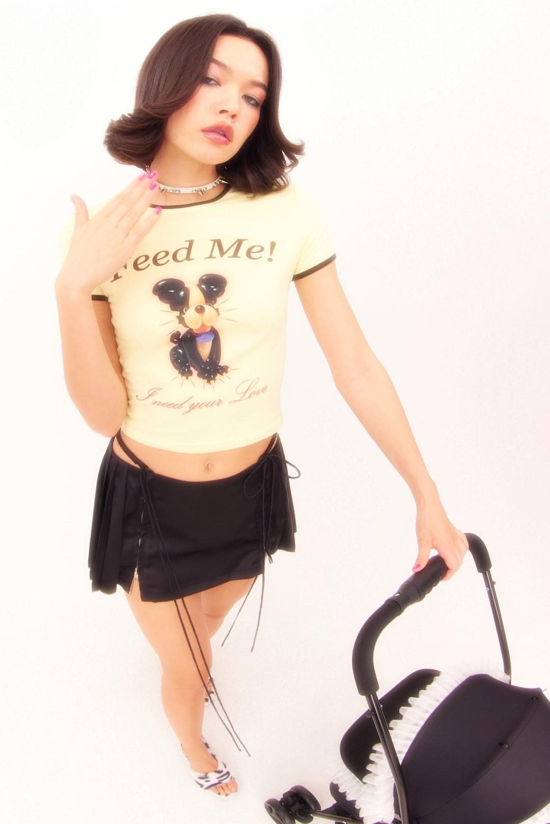 Nodress“PET ME”Ballon Dog Printed T-shirt