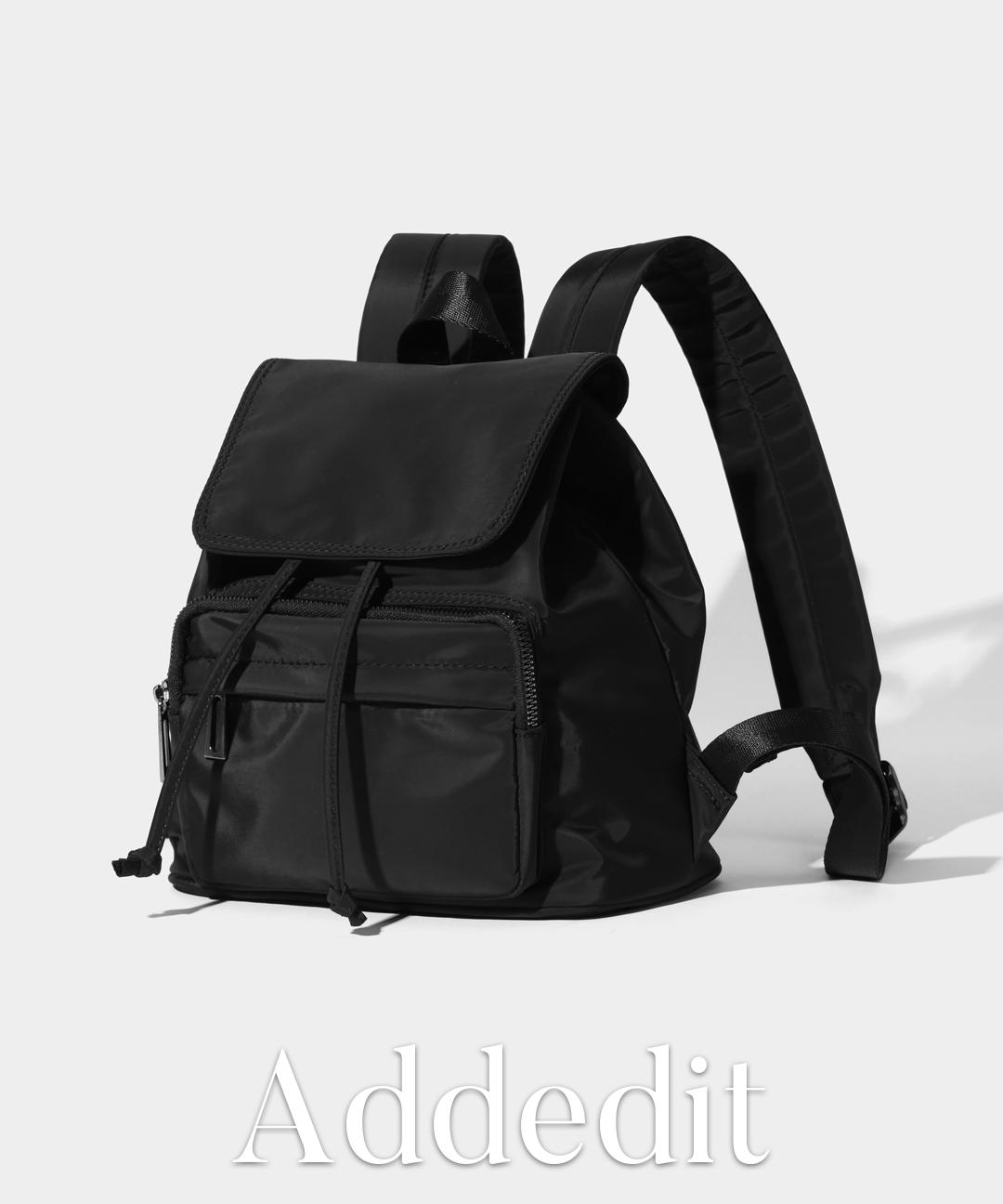 애드에딧 [당일출고] 레토 나일론 미니백팩 - Leto nylon mini backpack (1color)