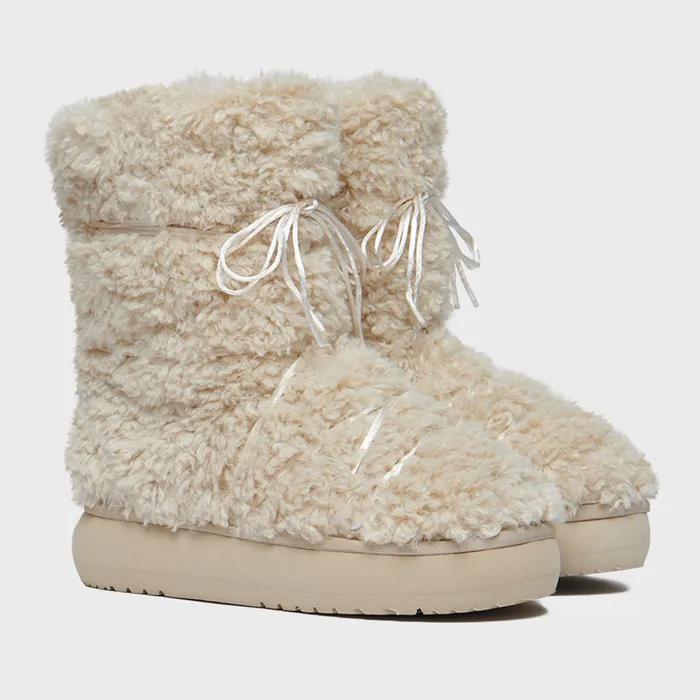 CURLY FUR BOOTS MIDDLE - 5 colors