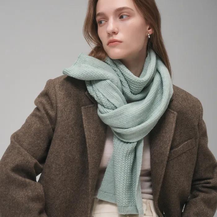 소프트 리프 머플러 민트