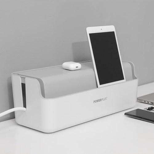 파워플러스 멀티 케이블 멀티탭 정리함