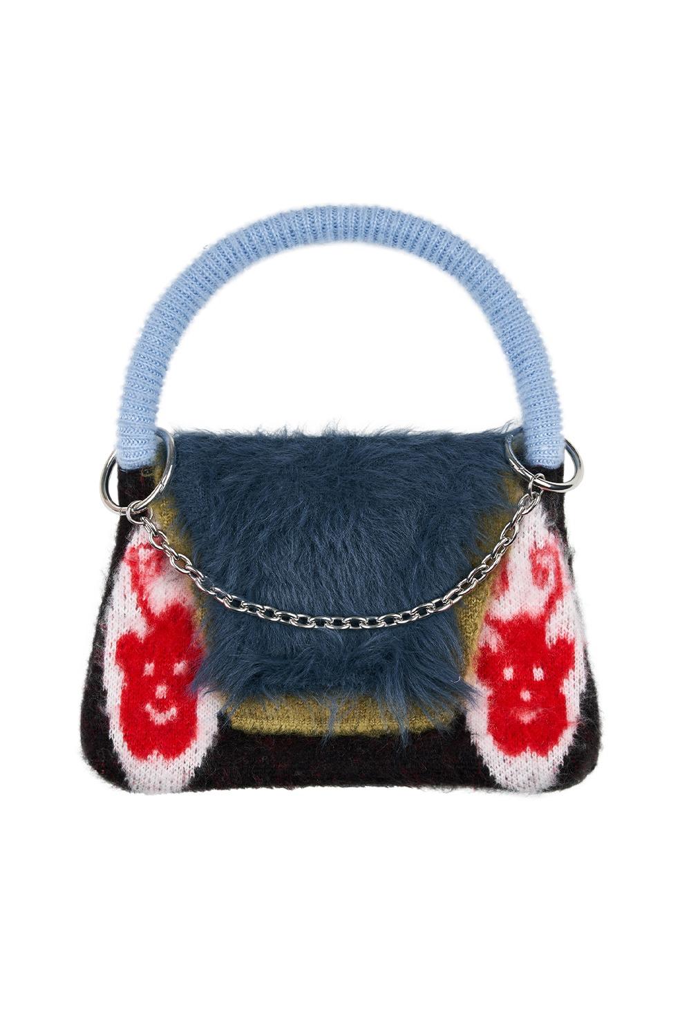 Fairy knit shoulder bag_black