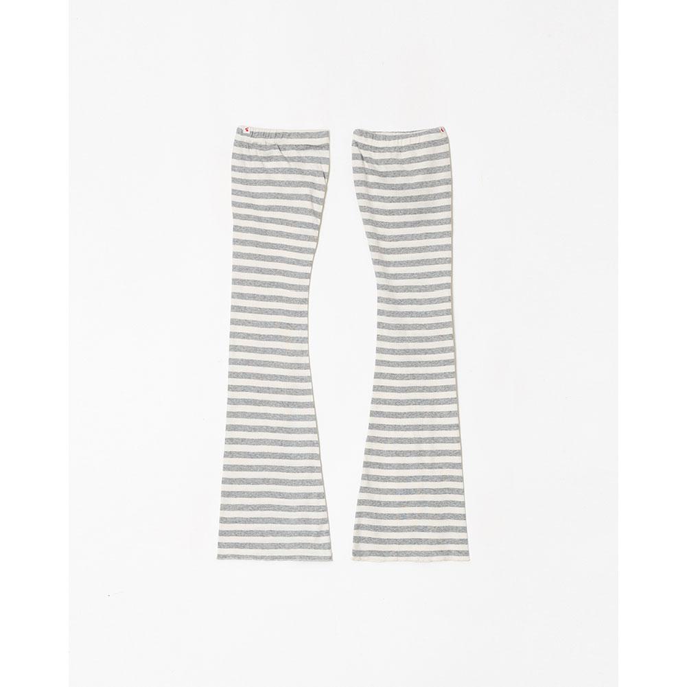 Leg warmer Full length _ Grey Stripe