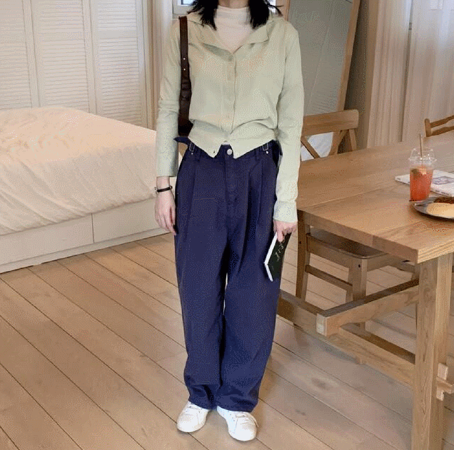 코코 비조 버클 팬츠