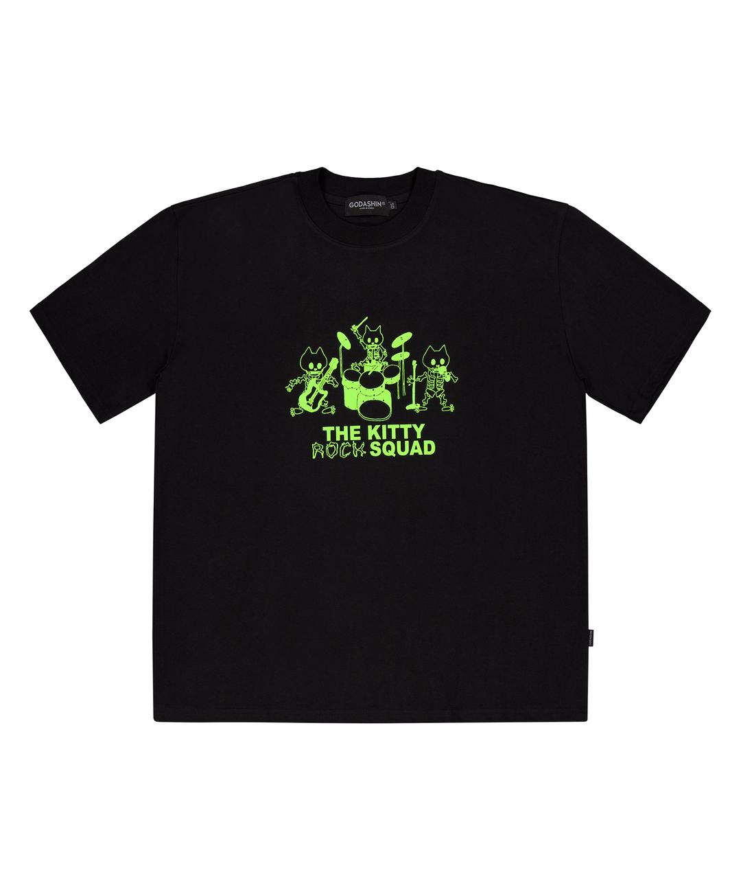 Kitty Rock Squad T-Shirt (Black)