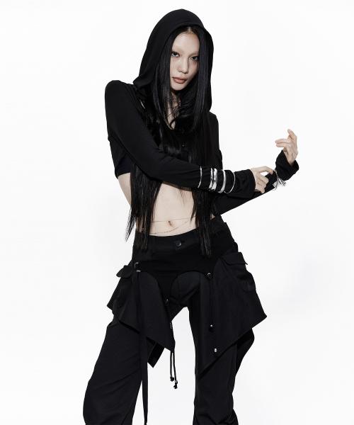 Hooded Bolero Cardigan