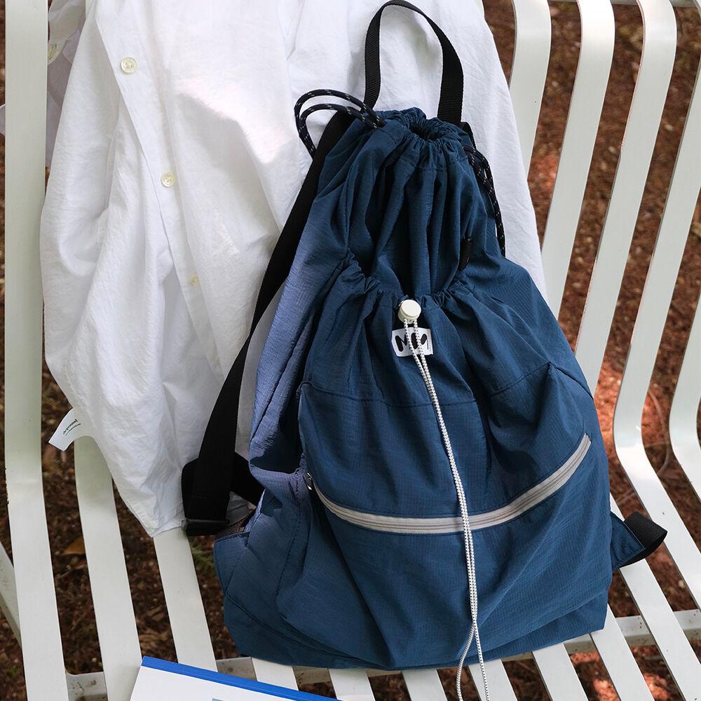 3Pockets Backpack Navy Blue