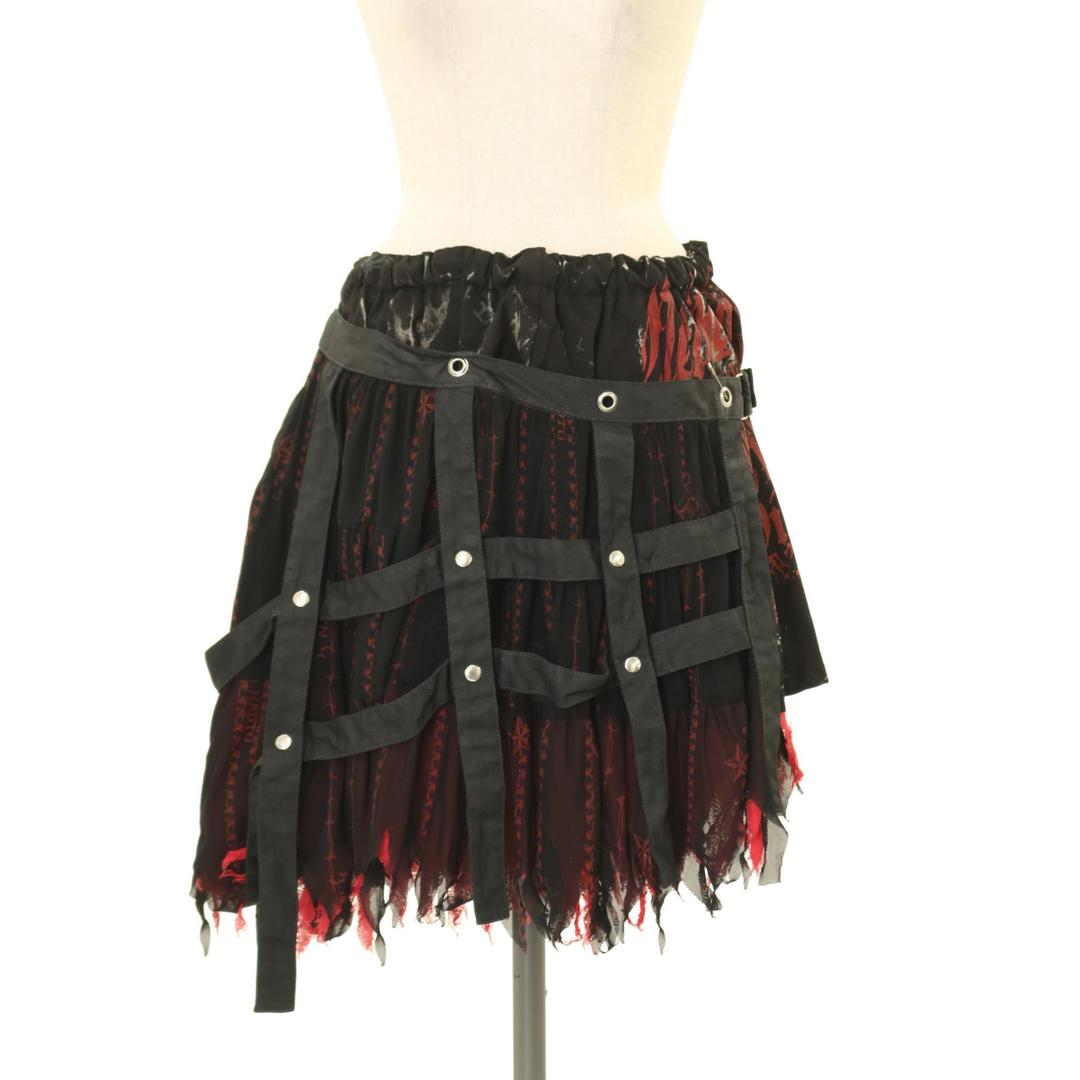 【USED】ANARCHY 鳥籠アシメダブルスカート