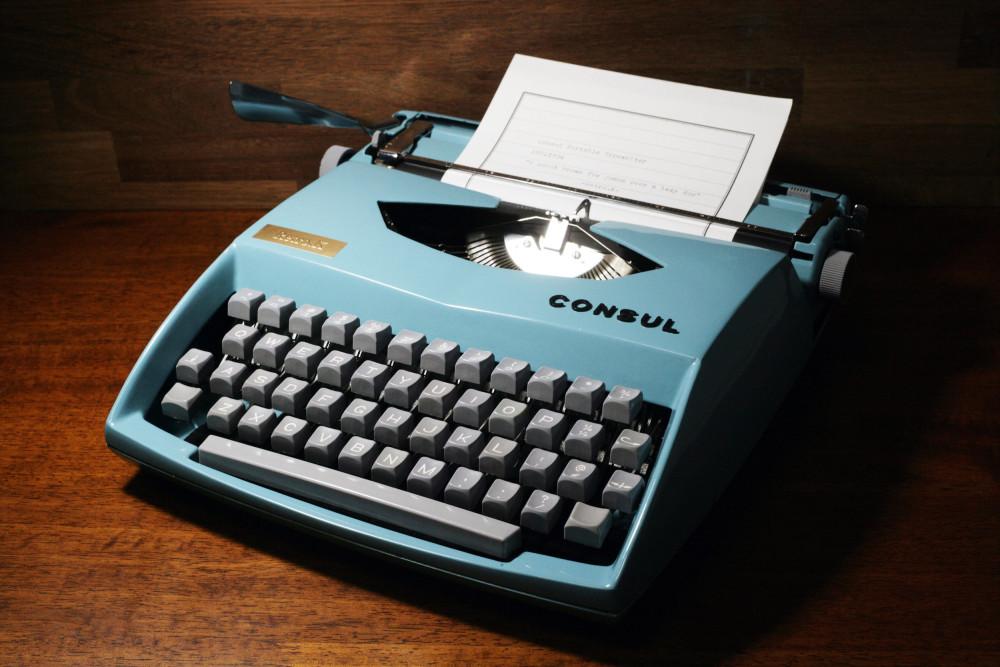 [중고](AS가능)Consul Model 231.2 영문타자기 오버홀완료 완벽작동 옛날타자기 수동타자기