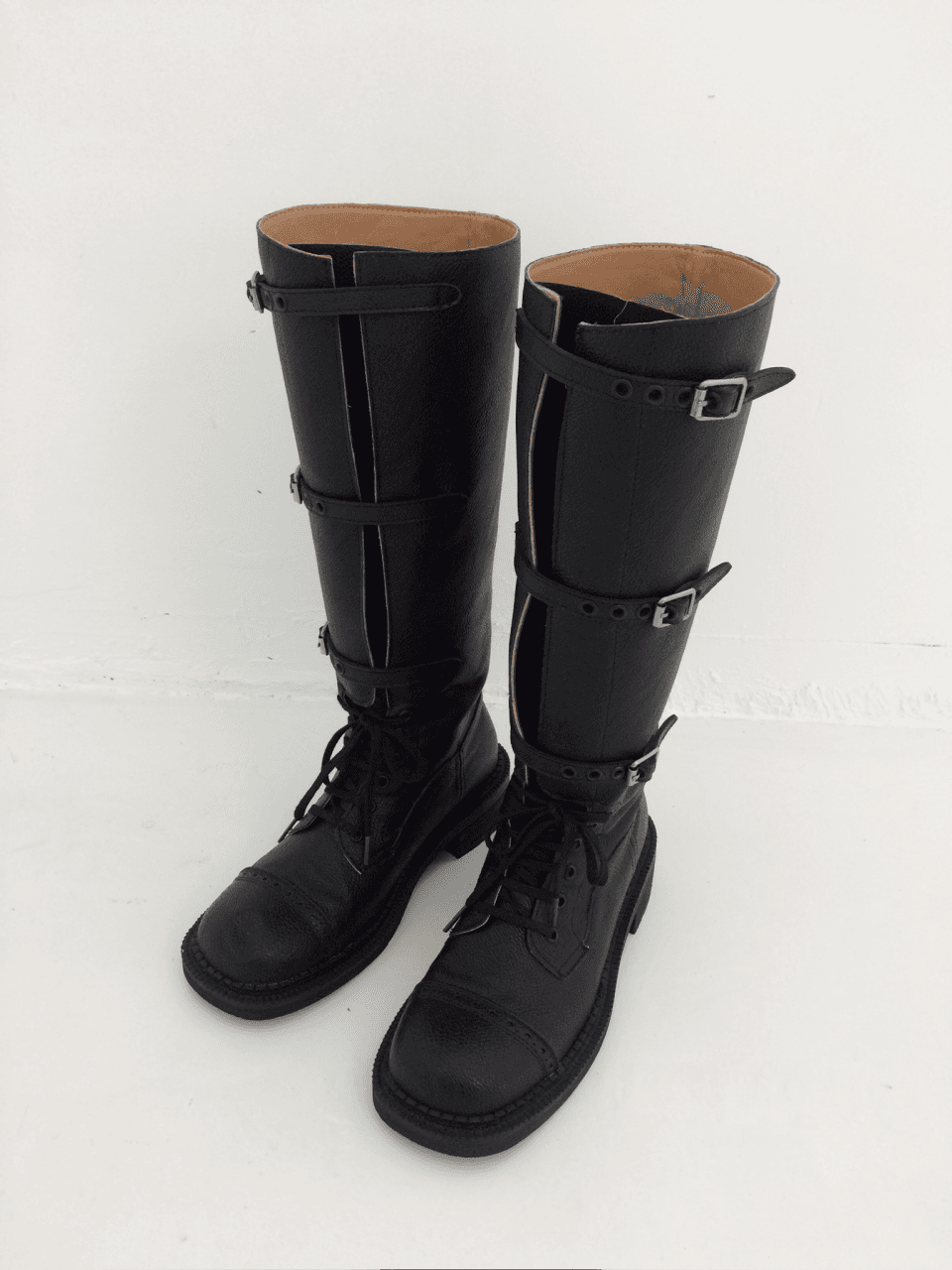 Quad Buckle Boots