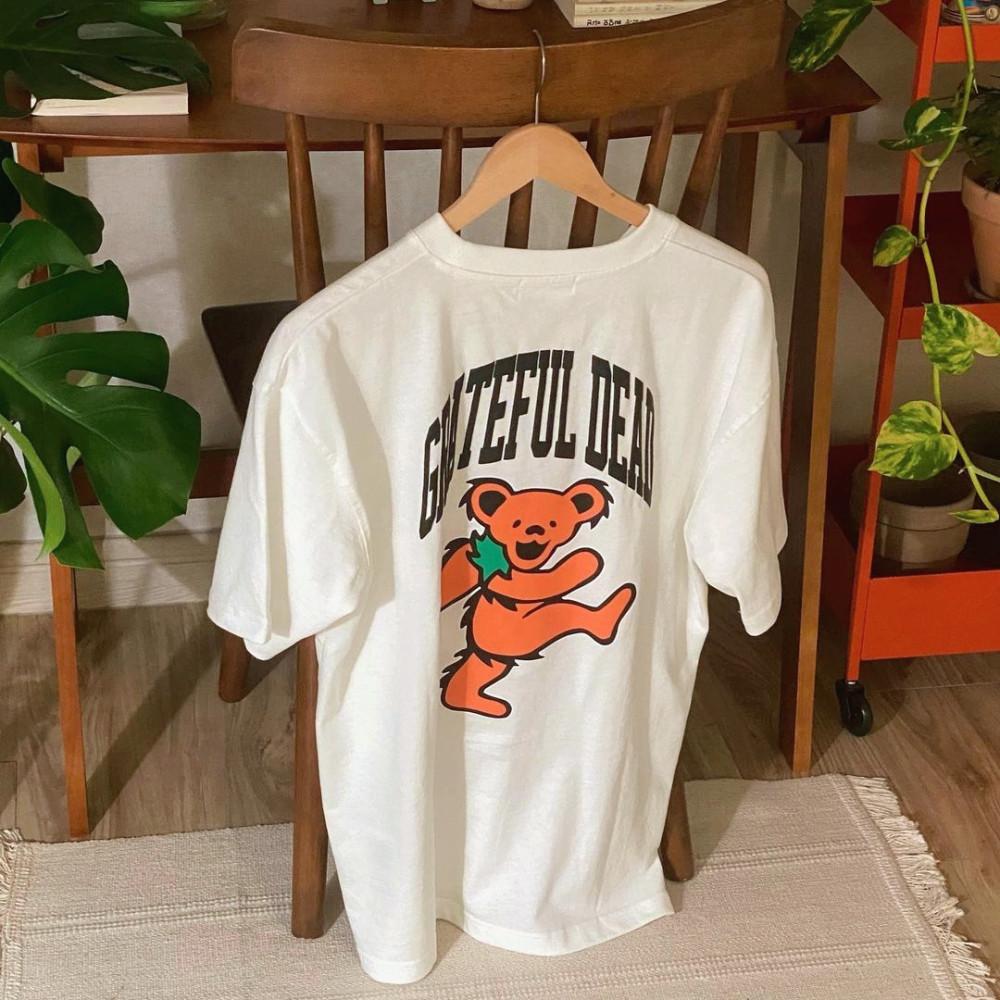 [GRATEFUL DEAD] 댄싱 베어 백프린트 로고 반팔 티셔츠 그레이트풀 데드