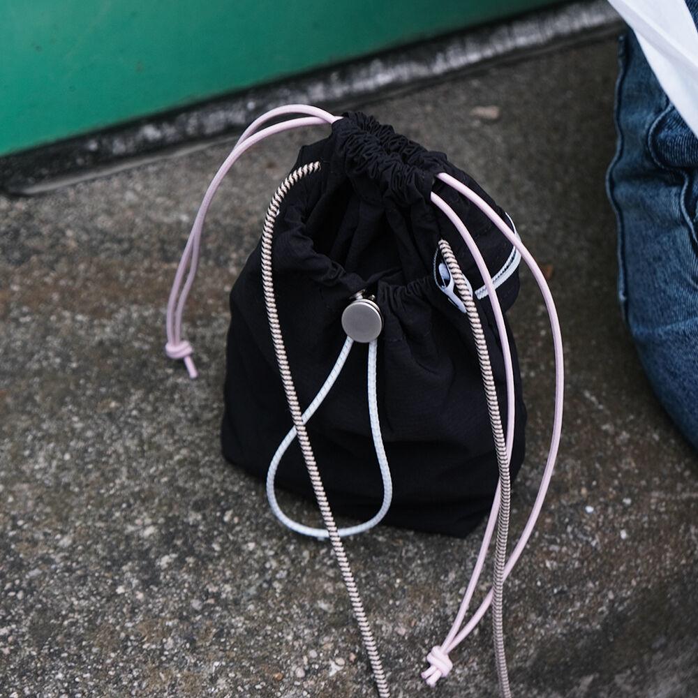 3 Pockets Mini Bag Black