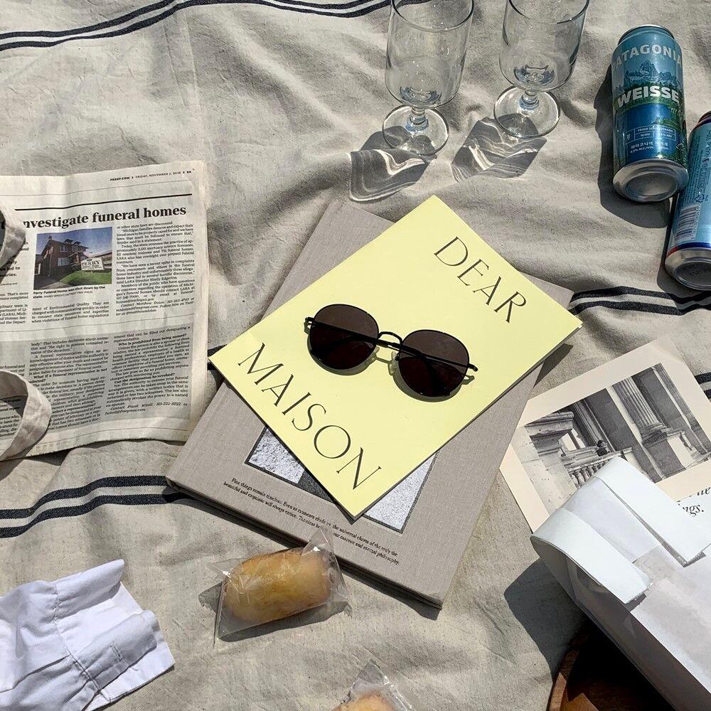 블루브리즈 피크닉& 캠핑매트(2size 체크 방수 전용파우치 소풍 돗자리)