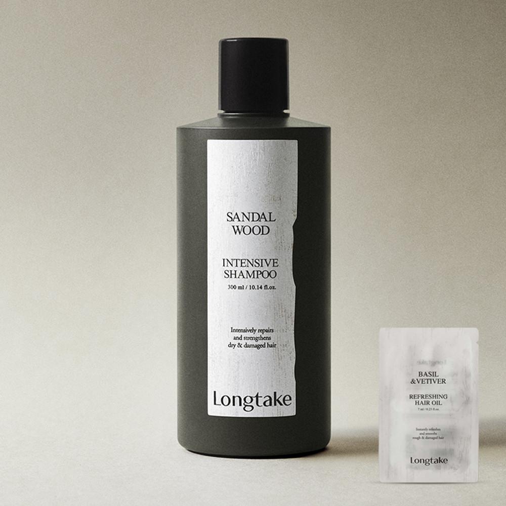 롱테이크 퍼퓸 두피케어 샴푸 샌달우드 300ml
