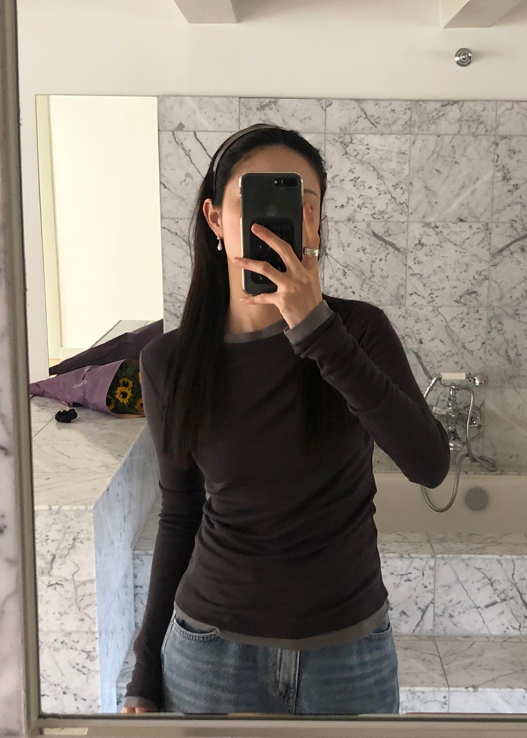 르모어 [19th] 텐셀 레이어드 티 (6 Colors) *아이보리 2주소요