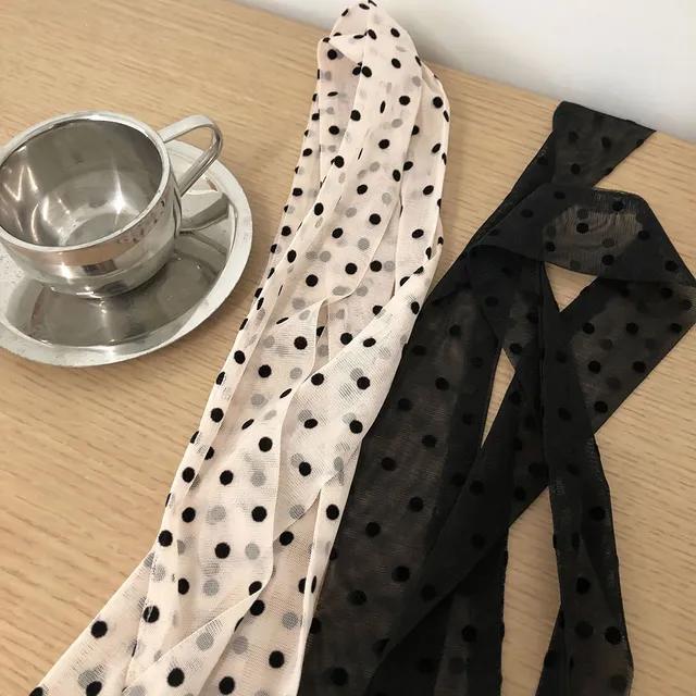 Dot Mesh Scarf | 도트 레이스망사 스카프