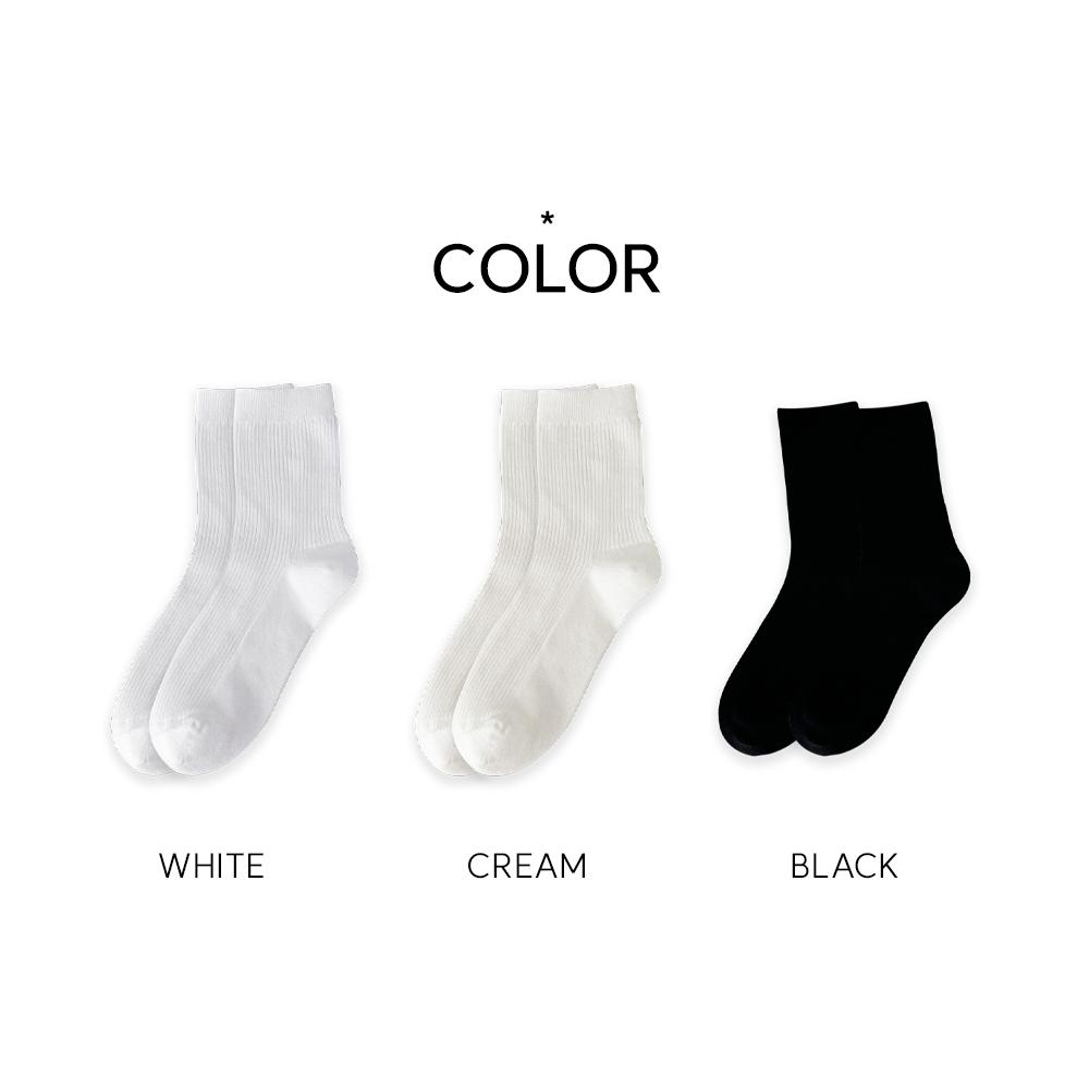 블루씨티 [4기장/봄양말❤] 짱짱한 골지 안흘러내리는 쫀쫀 길이 별 롱 니삭스 양말 3color