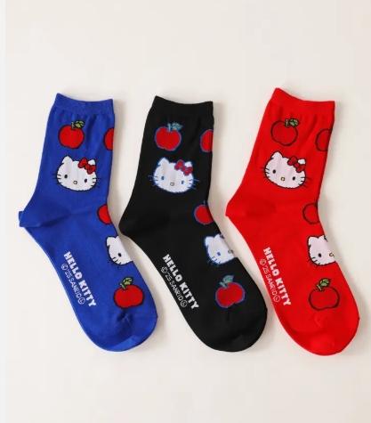 타비오 헬로키티 콜라보 애플 양말