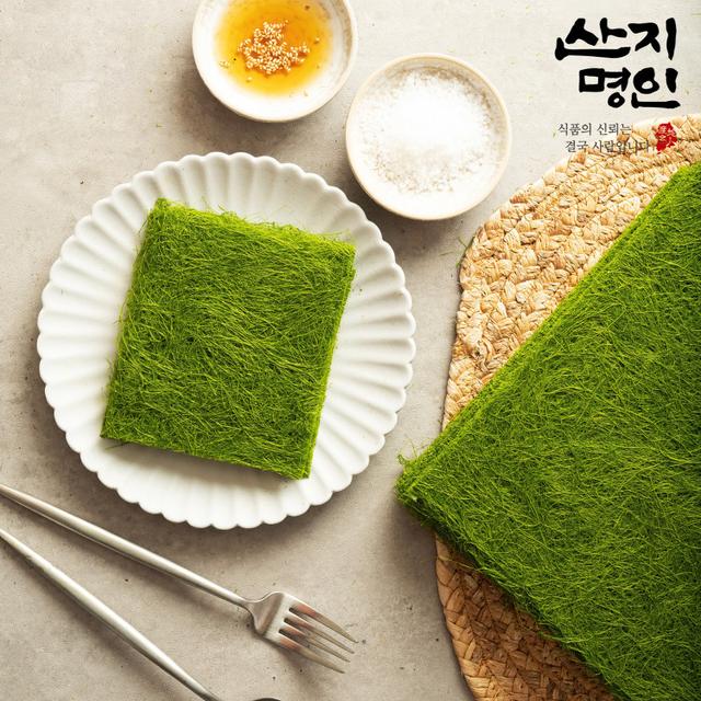 [산지명인] 서산 자연산 감태김 4봉(40매) 햇감태 재래감태김 조미감태김