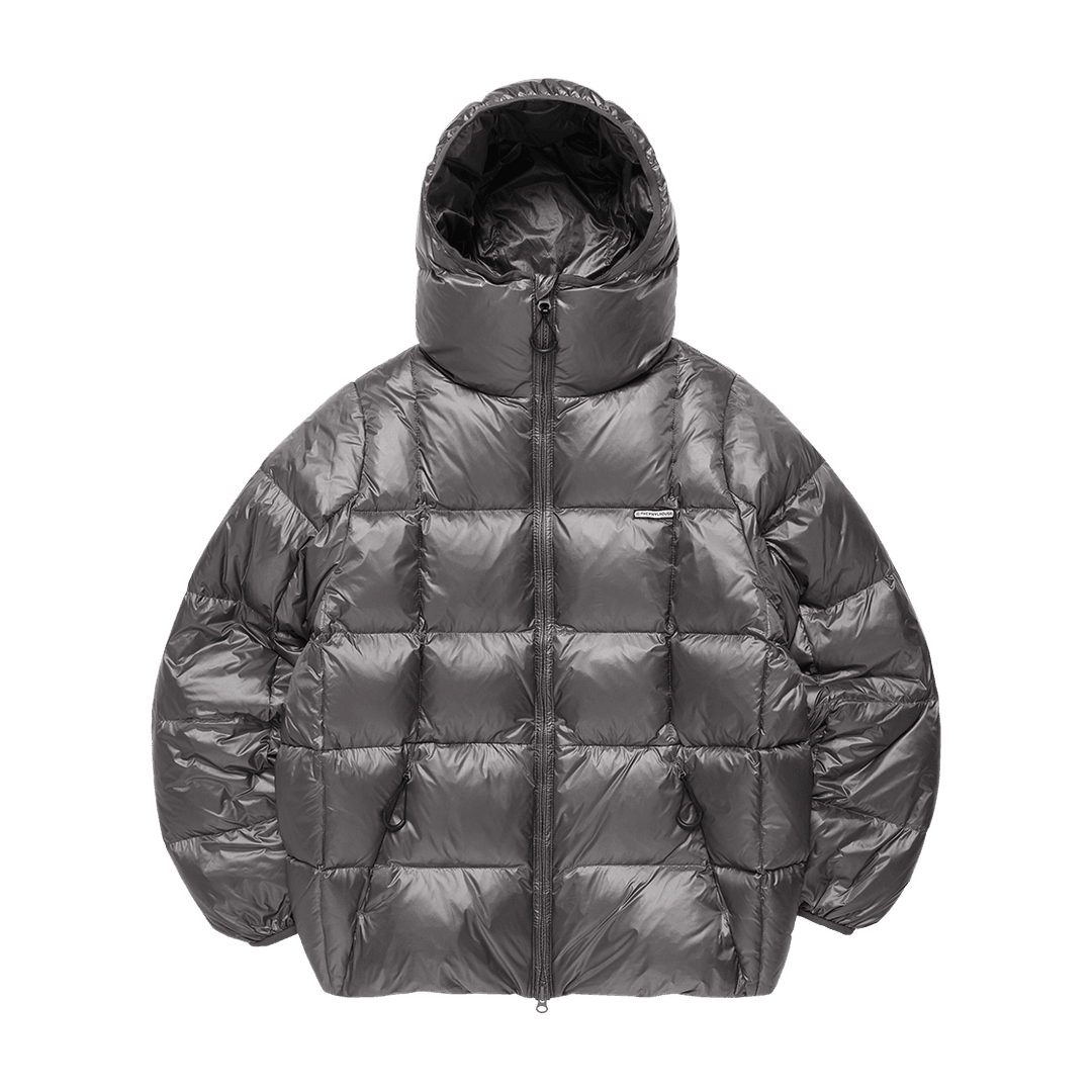 Thevinylhouse Hooded Duck Down Jacket Charcoal