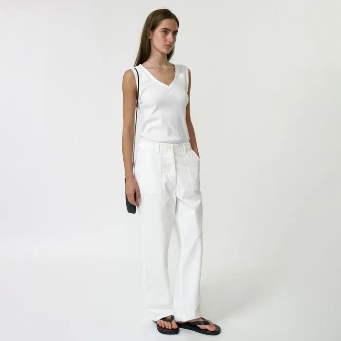 Nou Fatigue Pants (White)