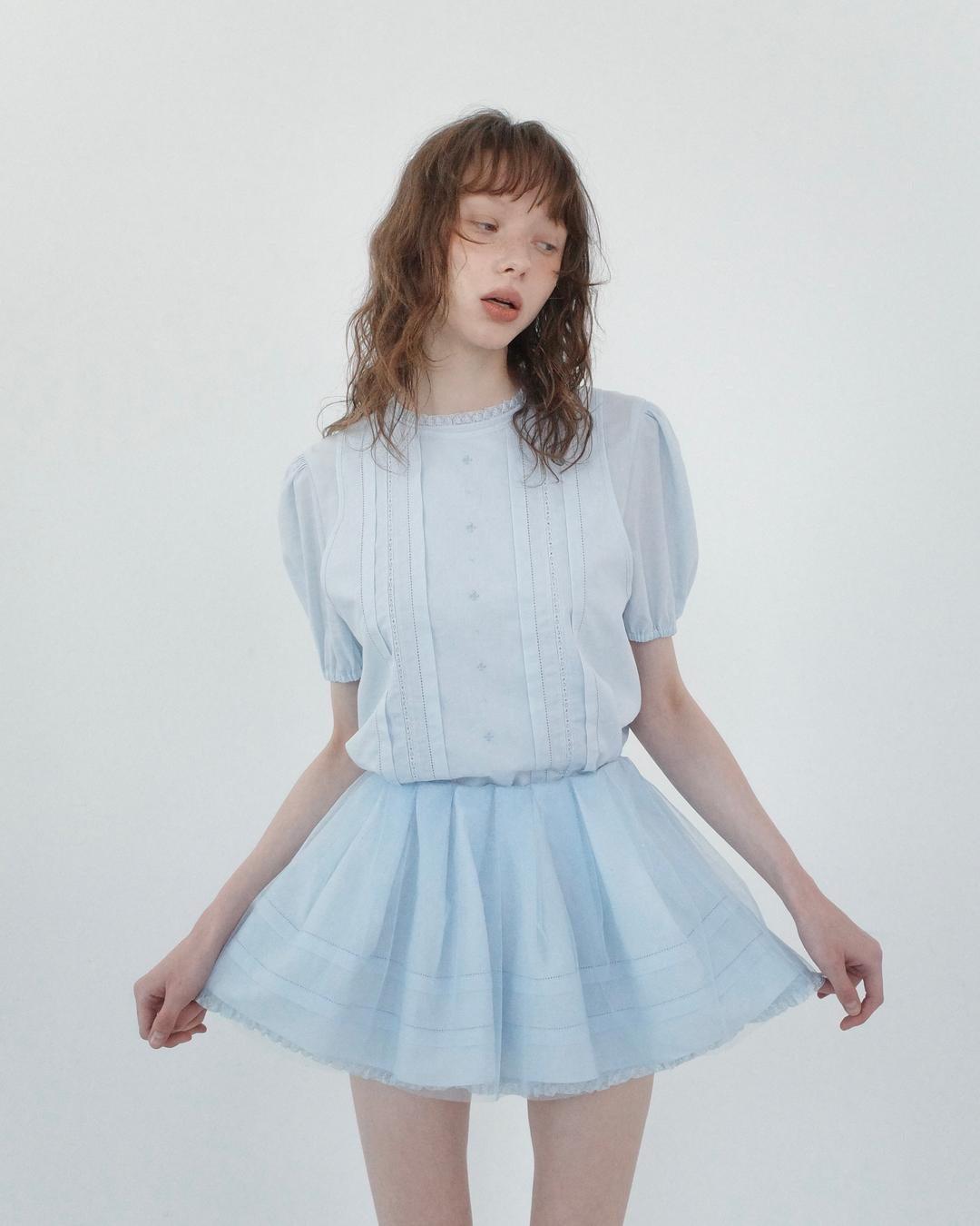 flétta Lace Mini Skirt_3 Colors