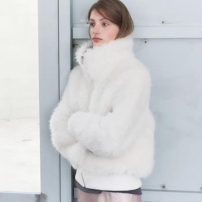 ZIA SHEARING JACKET_IVORY