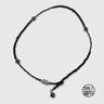 Vortex spiral necklace (black)