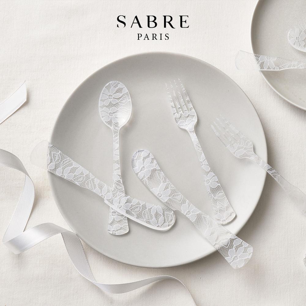 사브르 챰 레이스 화이트 3종 세트