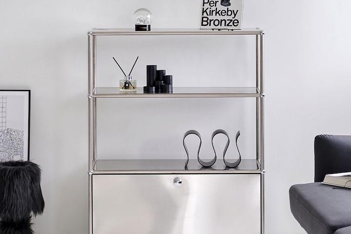 스틸러 304스텐 철제 모듈 수납장 770 3단