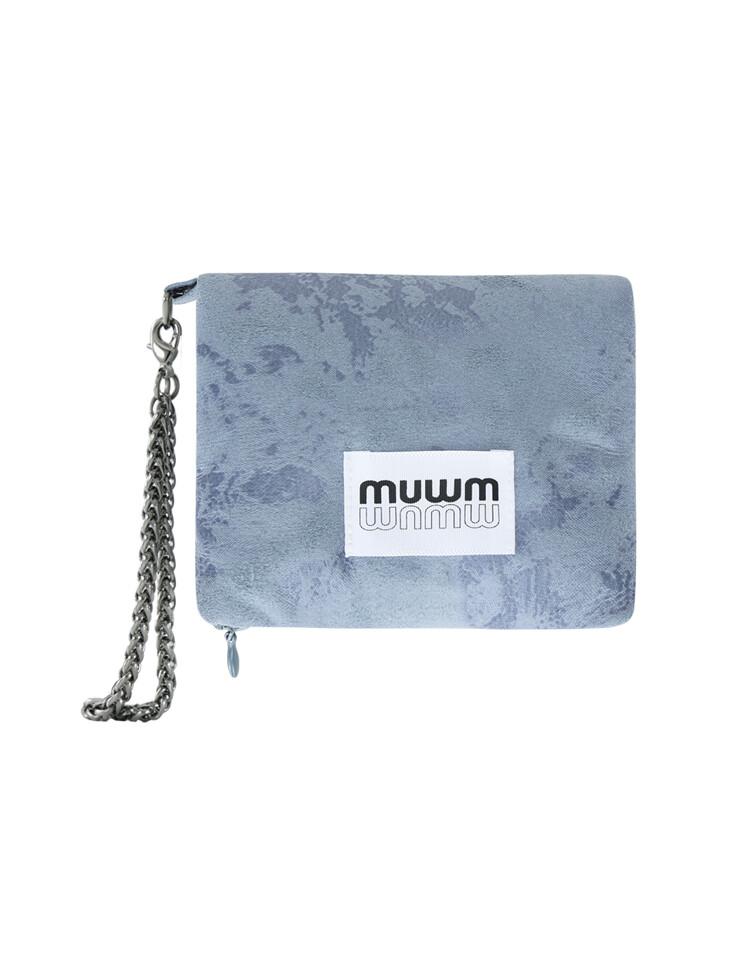 Puff-Up Baby Bag (Suede Blue)