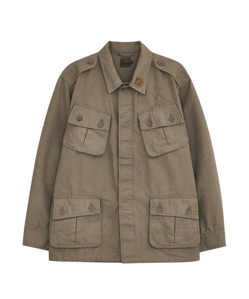 COTTON FIELD JACKET [BEIGE]