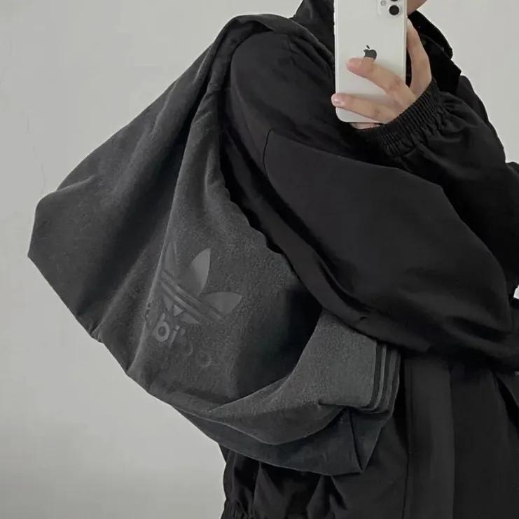 [항공특송/ 무료배송] 아디다스 올웨이즈 웨어러블 숄더백 블랙 데님 호보백 토트백 IX7694