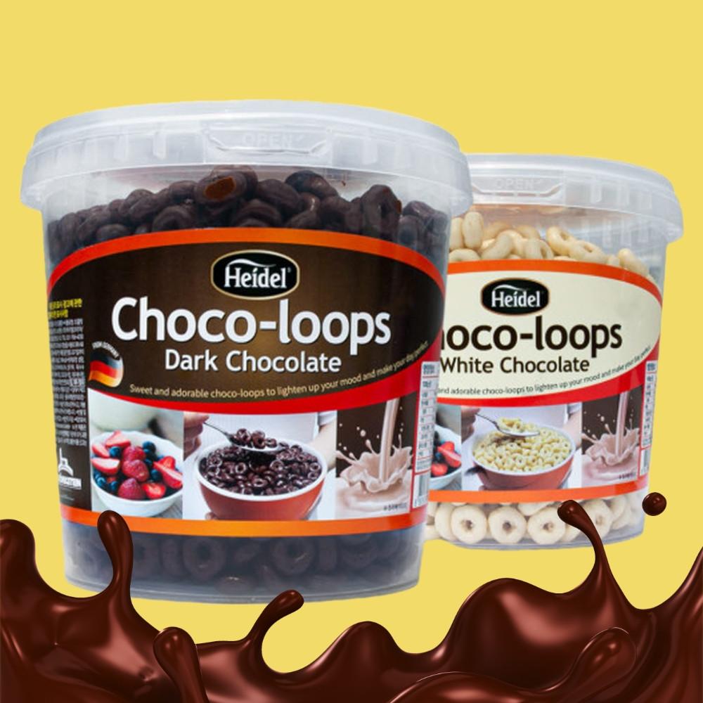 하이델 초코룹스 초코링 대용량 시리얼 choco loops 450g [원산지:독일]