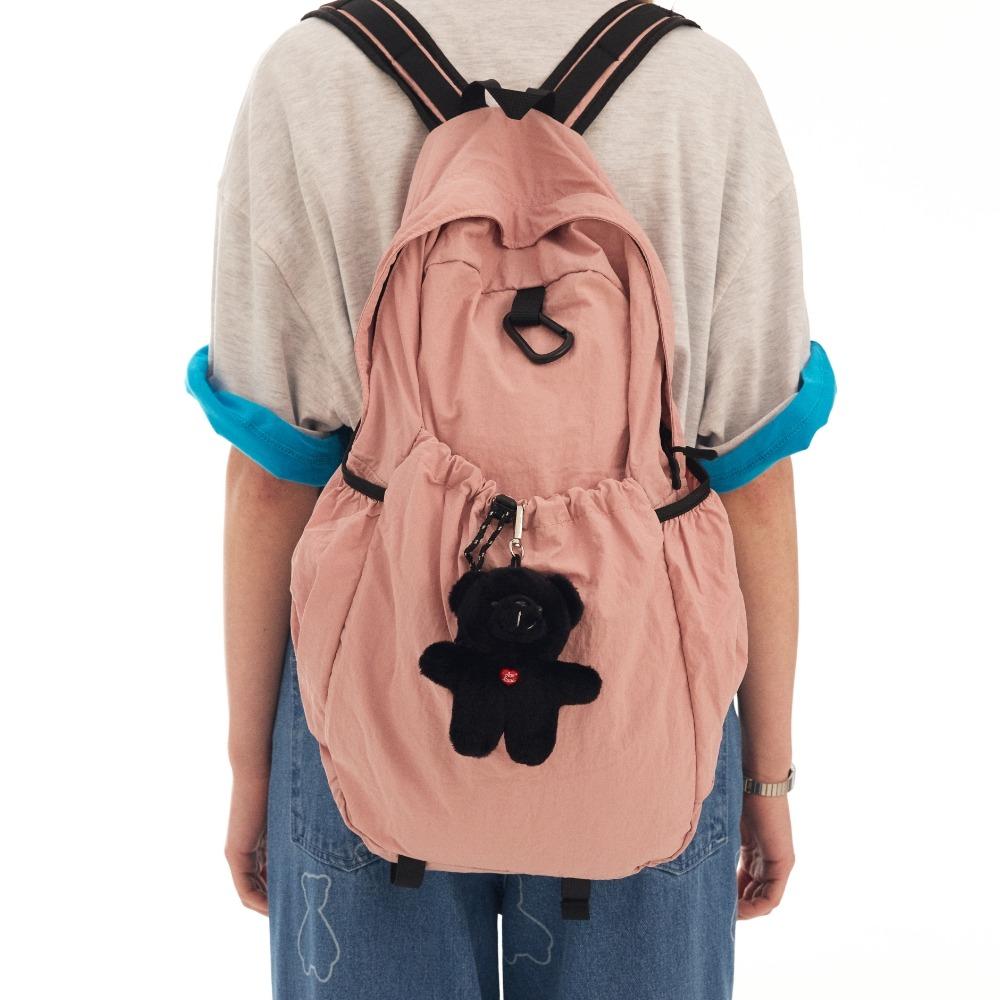 아코 나일론 백팩 핑크