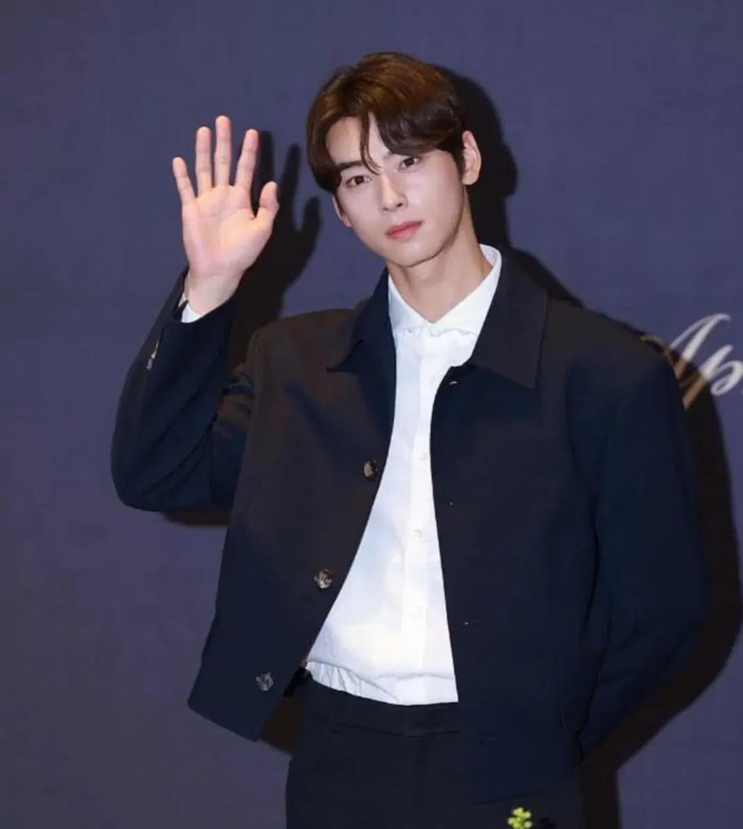 [새상품] 렉토 24FW 울 블랜드 숏자켓 차은우 숏 자켓 다크 네이비 | 후루츠패밀리