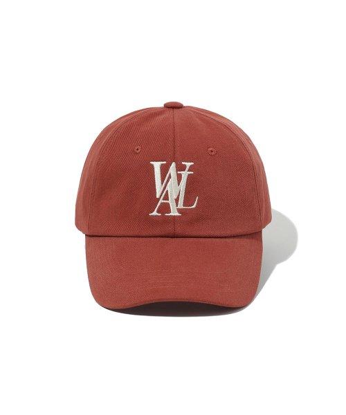 우알롱(WOOALONG)  Signature Logo ball cap - DUSTY BRICK RED - 사이즈 & 후기 | 무신사