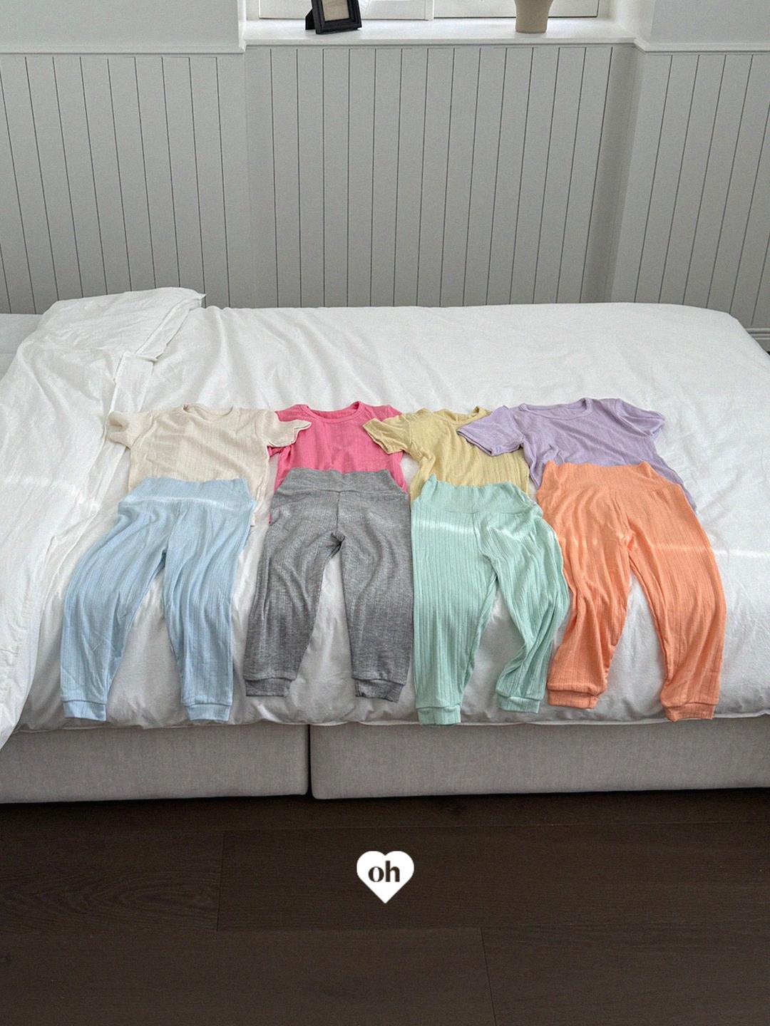 에어로빅 반팔 세트