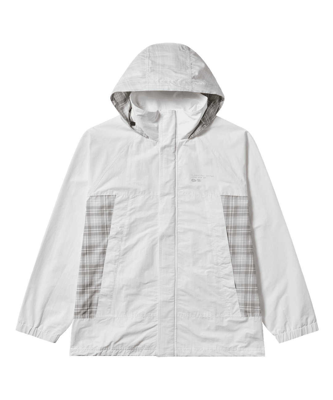 SAN SAN X b.E CHECK JACKET [WHITE]