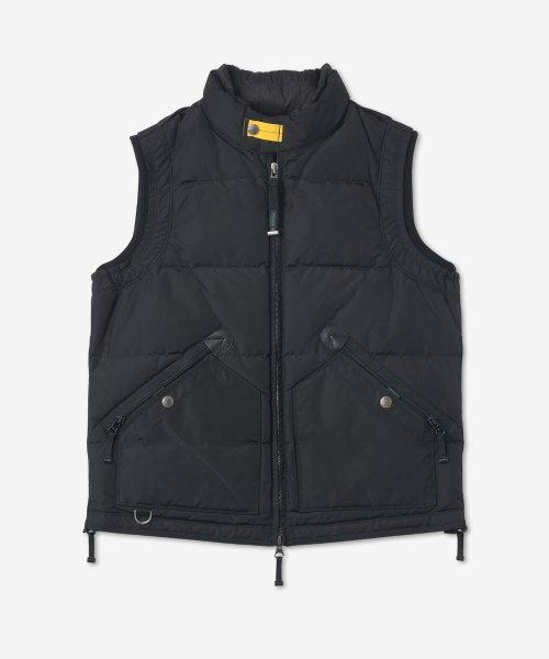 남성 코벅 패딩 베스트 - 블랙 / PMJCKMA05541