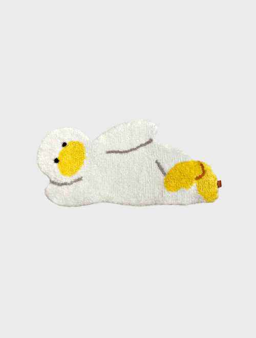 뽀글이 발매트 오리