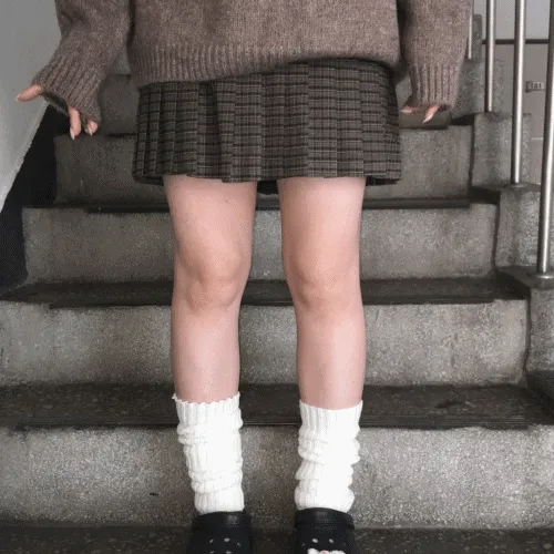 sindy check tennis sk 신디 모직 체크 테니스 스커트 2color