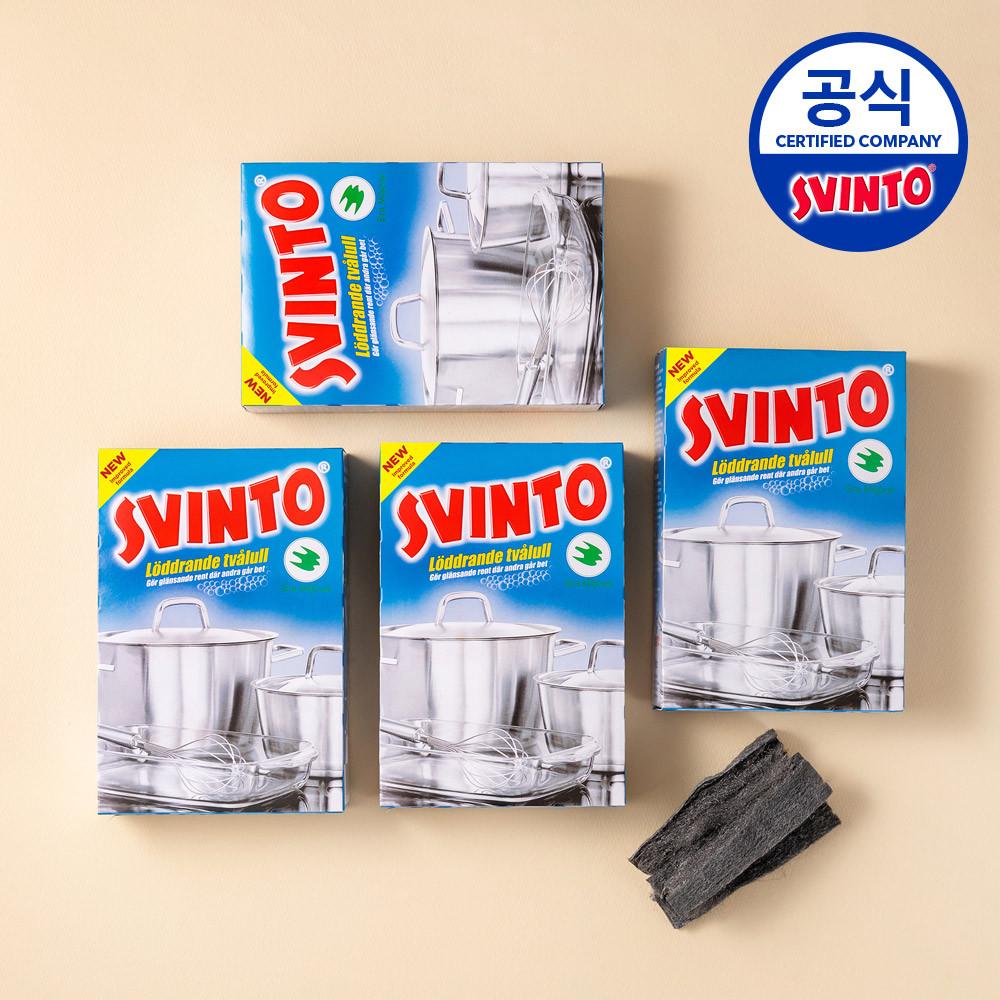 NEW 기름때 제거 올인원 스틸울 수세미 스빈또 100g 4개 (총 400g)