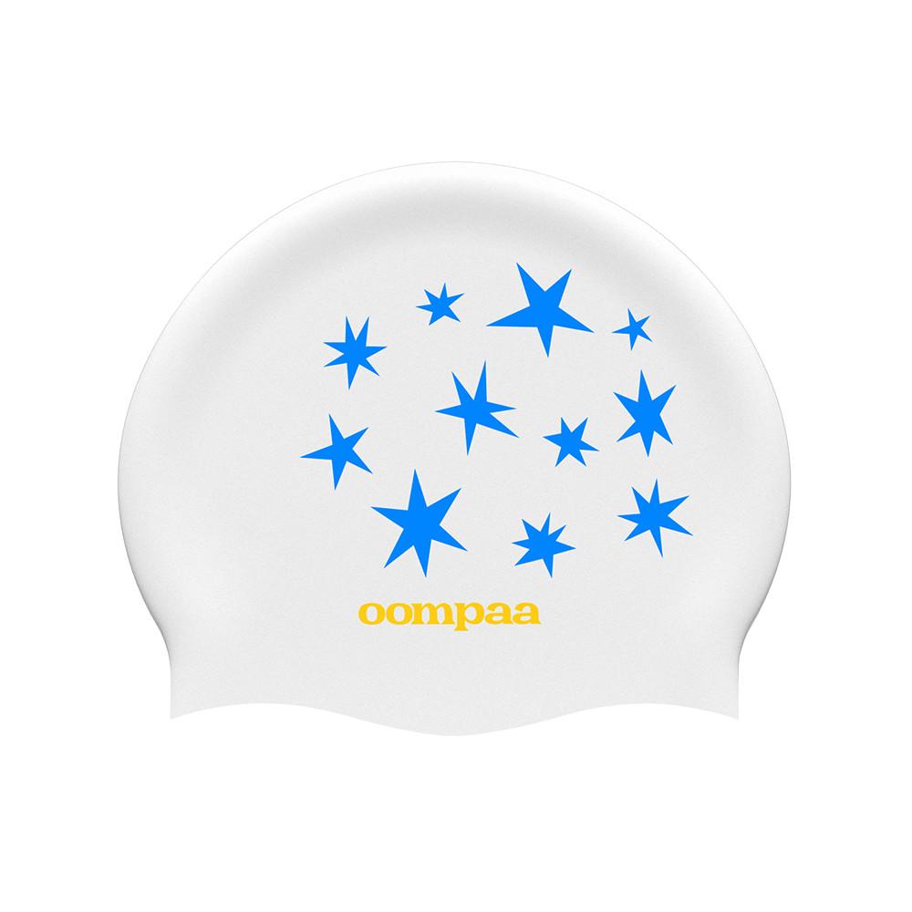 움파 화이트 밀키웨이 스윔캡 수모 수영모