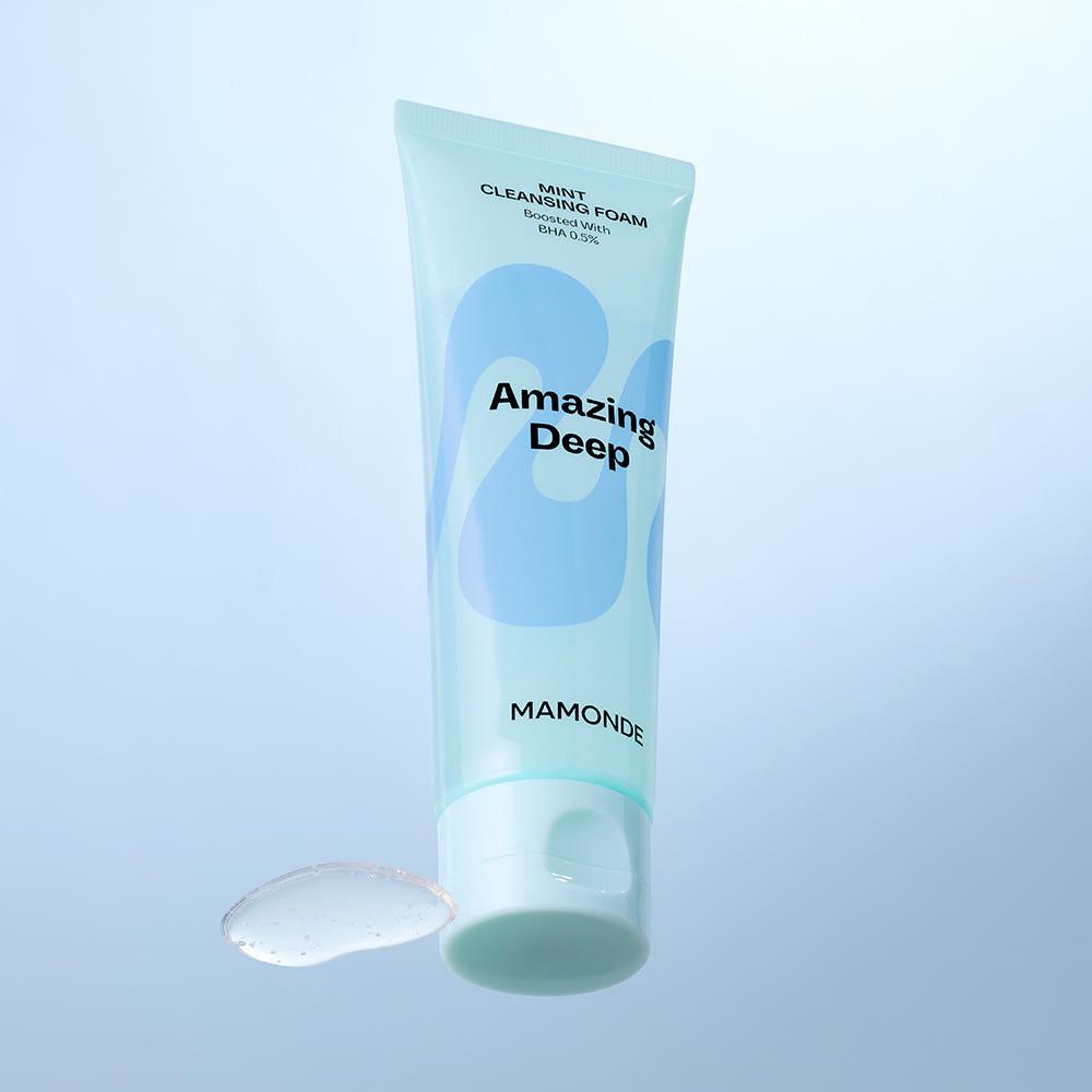 [본사직영] 마몽드 어메이징딥 민트 클렌징폼 120ml /여드름성피부 모공피지