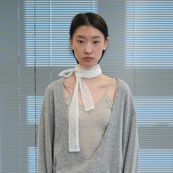 [4/8 순차 출고] Wide V-neck Knit (Gray)