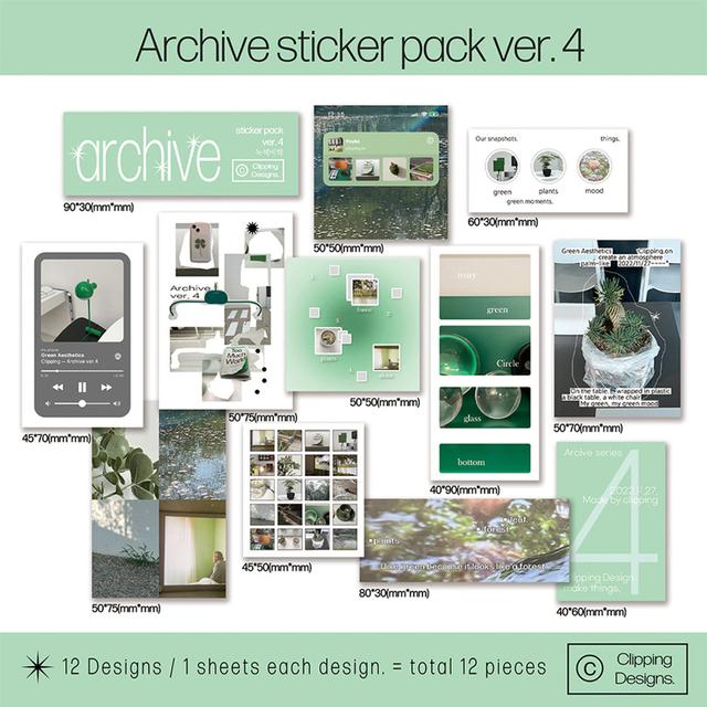 Archive sticker pack VER. 4