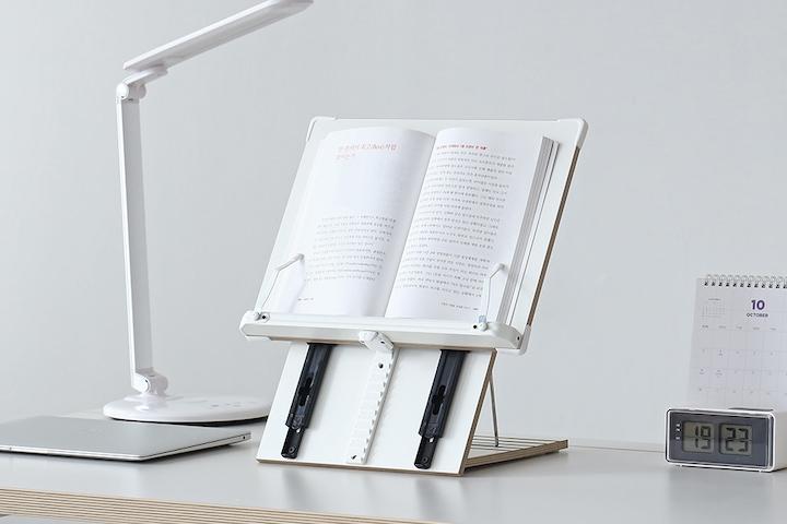 1단 원목 높이조절 독서대 필기대 북스탠드 책받침대 2colors PL34