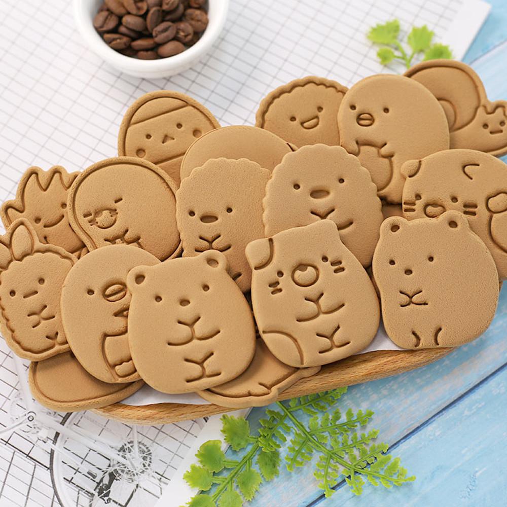 통통한 동물 쿠키틀 쿠키커터 / 곰 고양이 돼지 달팽이 참새 비스킷 가정용 금형